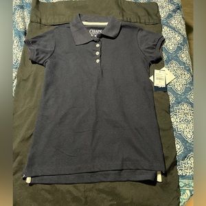 Chaps Navy Uniform Shirt Size medium Girls
